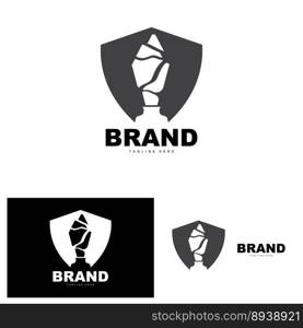 Trophy Logo Design, Award Winner Ch&ionship Trophy Vector, Success Brand