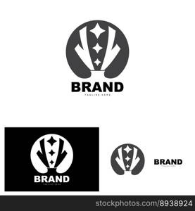 Trophy Logo Design, Award Winner Ch&ionship Trophy Vector, Success Brand