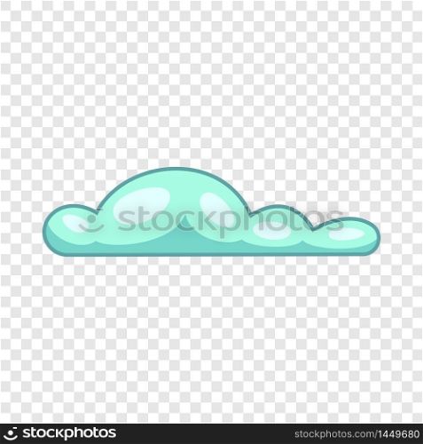 Tropical cloud icon. Cartoon illustration of tropical cloud vector icon for web design. Tropical cloud icon, cartoon style