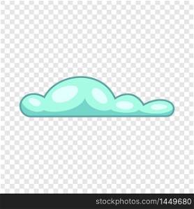 Tropical cloud icon. Cartoon illustration of tropical cloud vector icon for web design. Tropical cloud icon, cartoon style