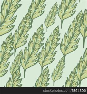 Tropical green leaf seamless pattern. Leaves ornament. Foliage backdrop. Floral wallpaper. Design for fabric , textile print, wrapping, cover. Vector illustration. Tropical green leaf seamless pattern. Leaves ornament. Foliage backdrop. Floral wallpaper.
