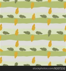 Tropical leaf seamless pattern. Exotic leaves background. Jungle plants endless wallpaper. Rainforest floral hawaiian backdrop. Design for fabric, textile print, wrapping, cover. Vector illustration. Tropical leaf seamless pattern. Exotic leaves background. Jungle plants endless wallpaper. Rainforest floral hawaiian backdrop.