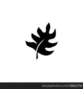 Tropical Palm Leaf, Banana Tree Branch. Flat Vector Icon illustration. Simple black symbol on white background. Tropical Palm Leaf Banana Tree Branch sign design template for web and mobile UI element. Tropical Palm Leaf, Banana Tree Branch. Flat Vector Icon illustration. Simple black symbol on white background. Tropical Palm Leaf Banana Tree Branch sign design template for web and mobile UI element.