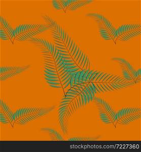 Tropical palm leaves, jungle leaves seamless floral pattern background