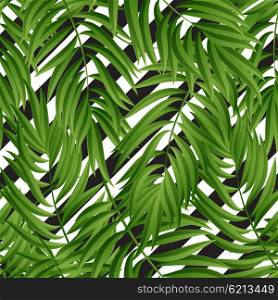 Tropical Palm leaves. Vector seamless. Tropical Palm leaves. Tropic palm. Tropical Palm leaf. palm summer tropical leaves. Tropic leaves frame.summer tropic palm leaves. Geometric pattern.