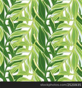 Tropical pattern, palm leaves seamless. Modern jungle leaf seamless pattern. Botanical floral background. Exotic plant backdrop. Design for fabric, textile, wrapping, cover. Vector illustration. Tropical pattern, palm leaves seamless. Modern jungle leaf seamless pattern. Botanical floral background.
