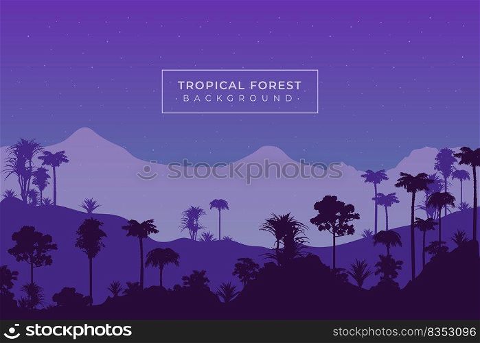 tropical rainforest forest nature landscape