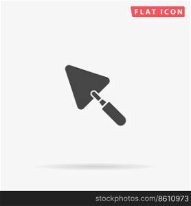 Trowel flat vector icon. Hand drawn style design illustrations.. Trowel flat vector icon