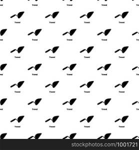 Trowel pattern vector seamless repeating for any web design. Trowel pattern vector seamless