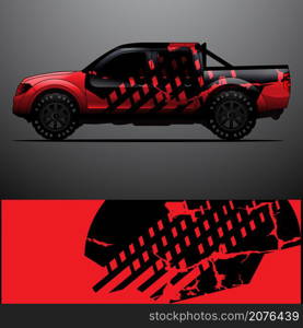 truck decal graphic wrap vector, abstract background