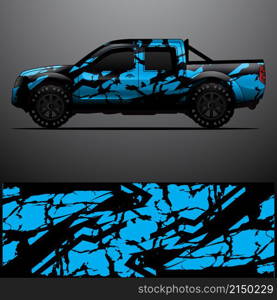 truck decal graphic wrap vector, abstract background