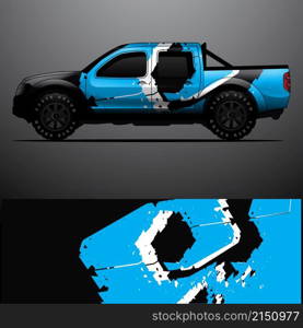 truck decal graphic wrap vector, abstract background