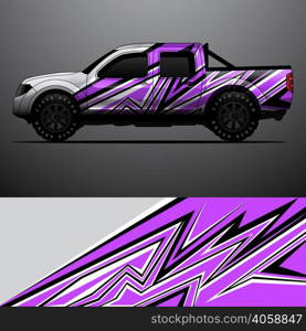 truck decal graphic wrap vector, abstract background