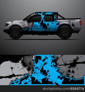 truck decal graphic wrap vector, abstract background