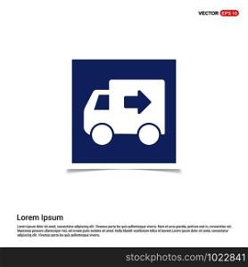 Truck icon - Blue photo Frame