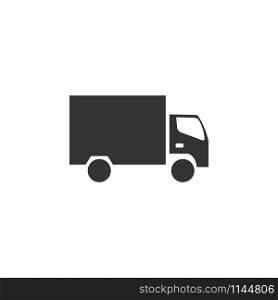 Truck icon design template vector graphic illustration. Truck icon design template vector illustration
