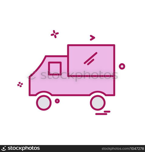 Truck icon design vector