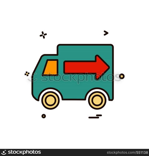 Truck icon design vector