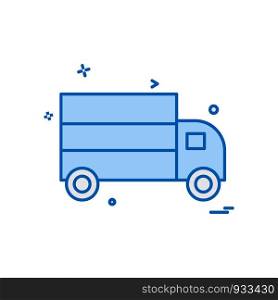 Truck icon design vector