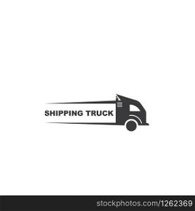 truck icon logo vector illustration design template