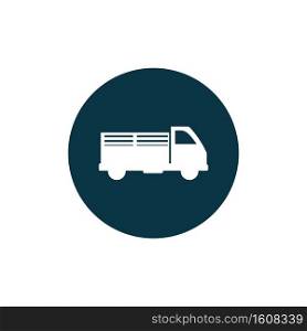 Truck icon vector design illustration and background