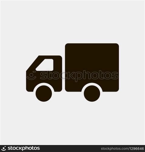 Truck icon vector illustration isolated on white background