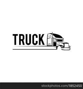 Truck icon vector logo company template illustration.