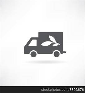 truck leaf icon