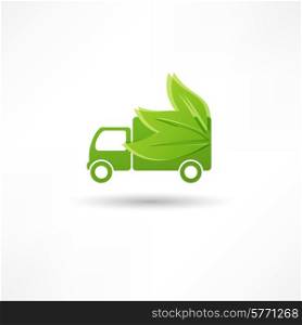 truck leaf icon