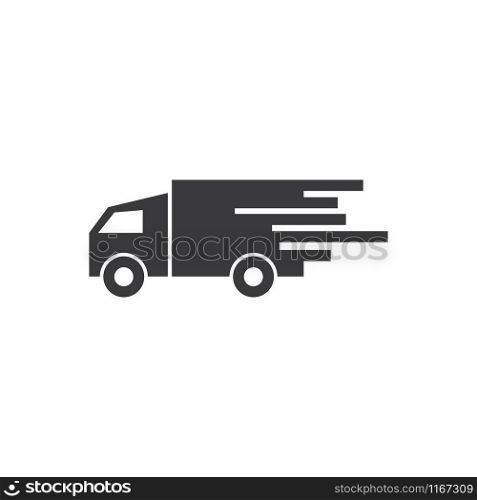 Truck logo icon ilustration vector template