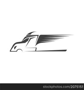 truck logo vector icon illustration design