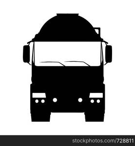 Truck Silhouette. Highly Detailed Smooth. Vector Illustration.. truck set