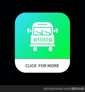 Truck, Van, Vehicle, Education Mobile App Icon Design