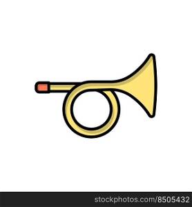 trumpet icon design vector template