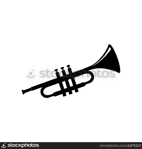 Trumpet image icon template vector design