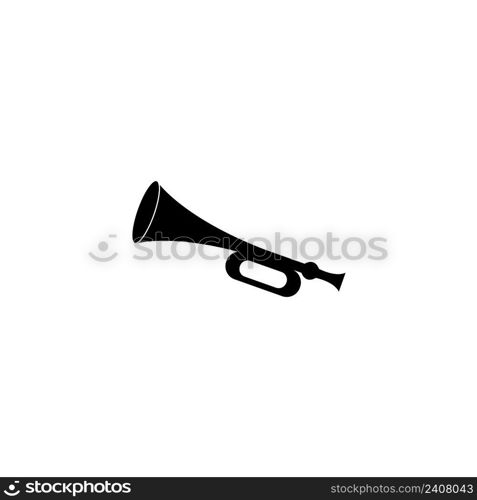 trumpet logo icon vector design template