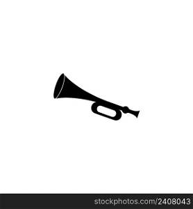 trumpet logo icon vector design template