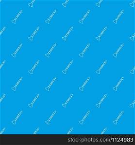 Trumpet pattern vector seamless blue repeat for any use. Trumpet pattern vector seamless blue