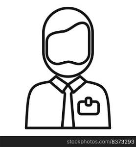 Trust expert icon outline vector. Quality standard. Work complete. Trust expert icon outline vector. Quality standard