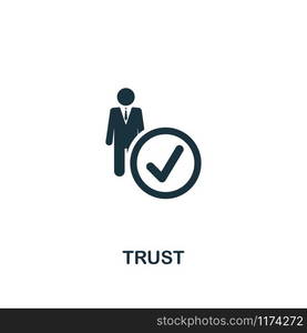 Trust icon. Premium style design from influencer collection. Pixel perfect trust icon for web design, apps, software, printing usage.. Trust icon. Premium style design from influencer icon collection. Pixel perfect Trust icon for web design, apps, software, print usage