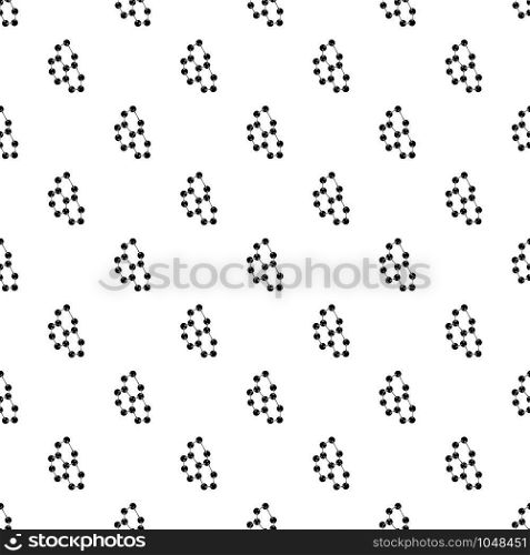 Tryptophan pattern vector seamless repeating for any web design. Tryptophan pattern vector seamless