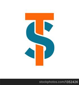 TS letter logo