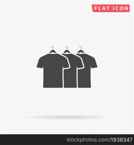 Tshirt Clothes flat vector icon. Hand drawn style design illustrations.. Tshirt Clothes flat vector icon