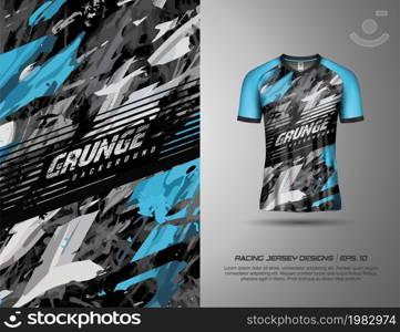 Tshirt sport grunge background for extreme jersey team, racing, cycling, football, motocross, gaming, backdrop, wallpaper.