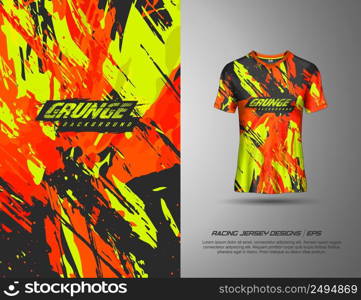 Tshirt sport grunge background for jersey team, racing, cycling, football, motocross, gaming, backdrop, wallpaper.