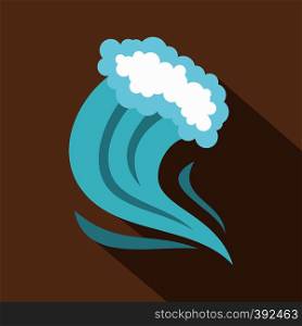 Tsunami icon. Cartoon illustration of tsunami vector icon for web. Tsunami icon, cartoon style