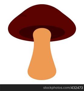 Tubular mushroom icon flat isolated on white background vector illustration. Tubular mushroom icon isolated