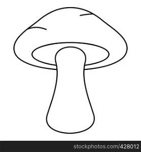 Tubular mushroom icon. Outline illustration of tubular mushroom vector icon for web. Tubular mushroom icon, outline style