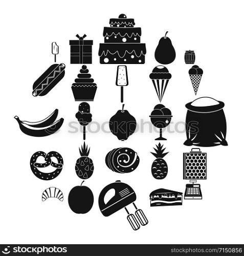 Tucker icons set. Simple set of 25 tucker vector icons for web isolated on white background. Tucker icons set, simple style