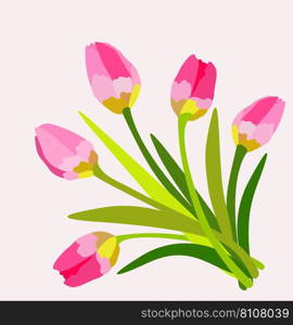 Tulips Royalty Free Vector Image